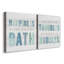 «Bubble Bath I», ensemble de 2 reproductions sur toiles tendues-1237216621