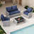 Outdoor Replacement Cushion Set Seat/Back Cushion(SOFA NOT INCLUDED)-1945915082