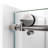 44.38" W x 34.5" D x 76" H Frameless  Rectangle Sliding Shower Enclosure-85569389