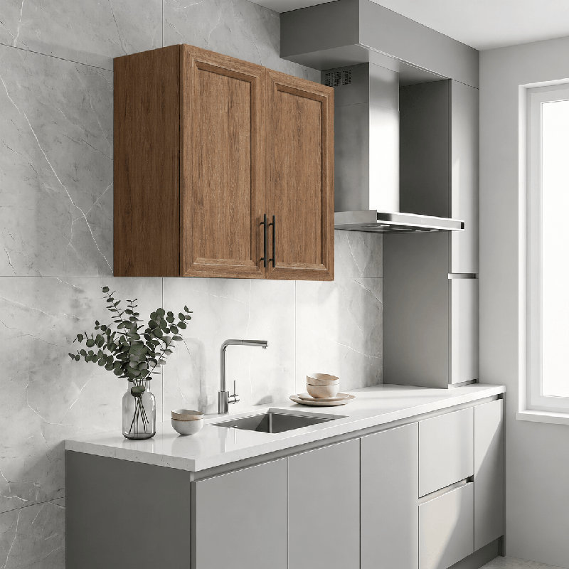 Armoire murale 29,5 "W, H 31,5 po x l 29,5 po x P 12 po, Chêne