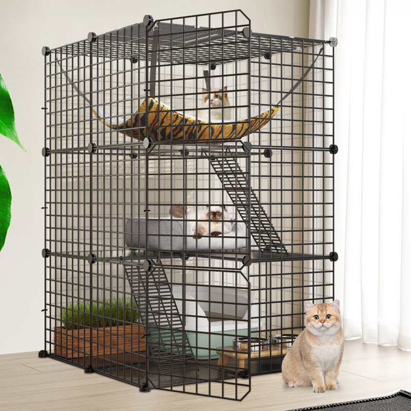 Gracilyn Portable Cat Playpen