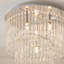 Coles 4 Light Ceiling flush light 35cm Diameter