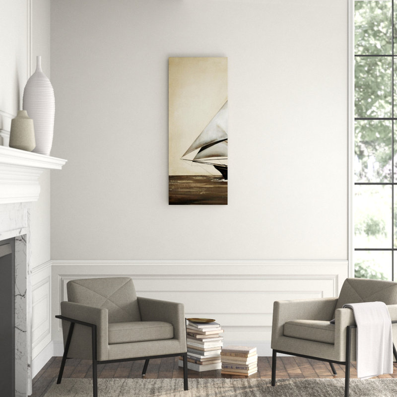 Regatta I Print by Sydney Edmunds, 50" H x 20" W x 1.5" D, Outdoor