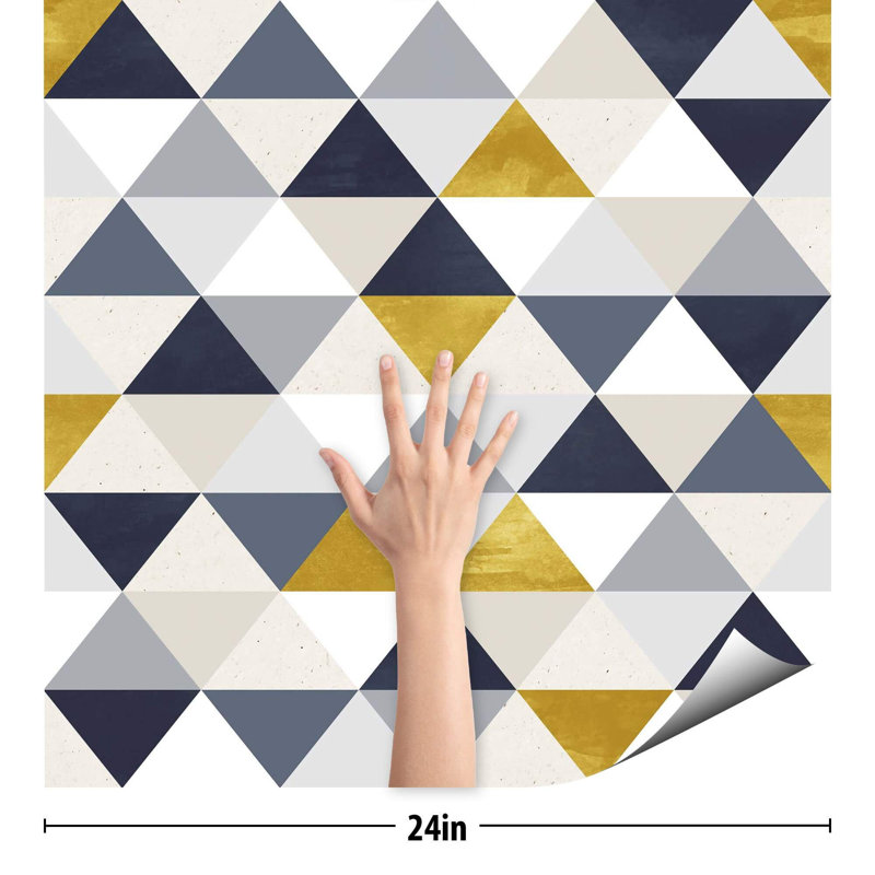 Panneau de papier peint texturé Kaci Lee, L 2 pi x L 10,5 pi
