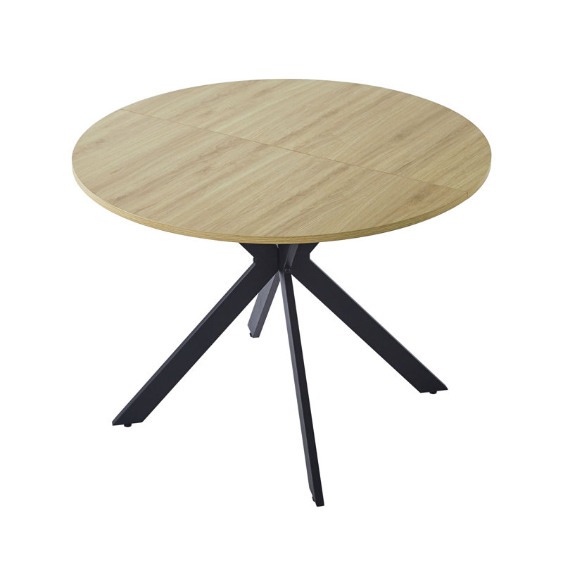 Round Metal Base Dining Table