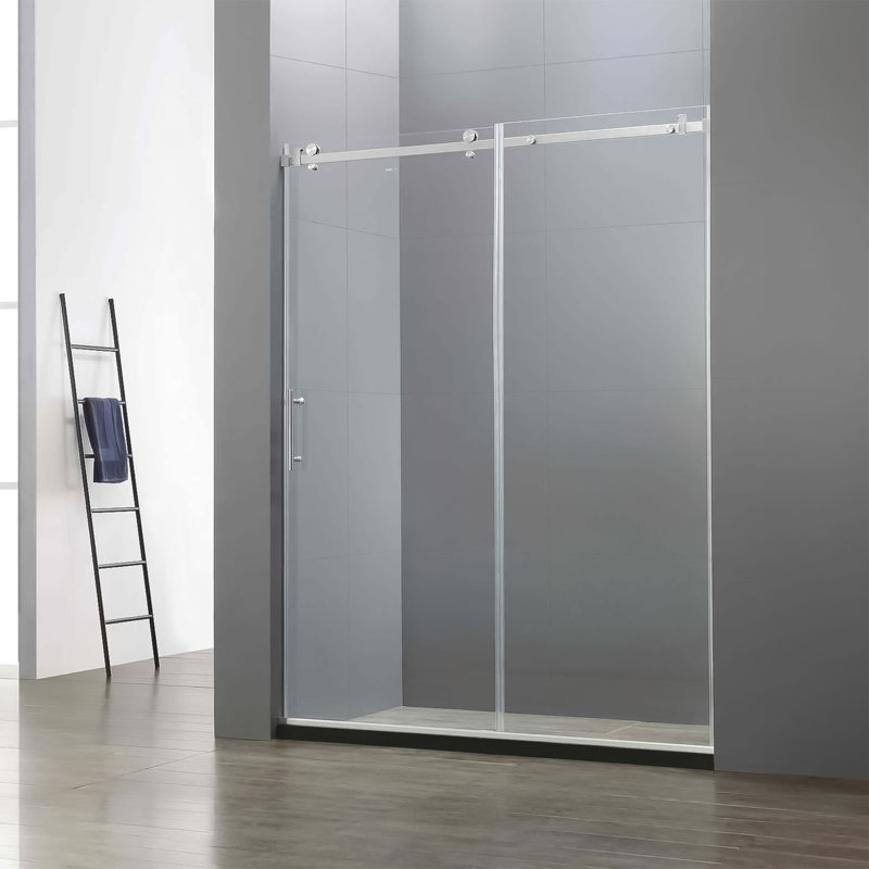 Porte de douche sans cadre l 60 po x h 79 po
