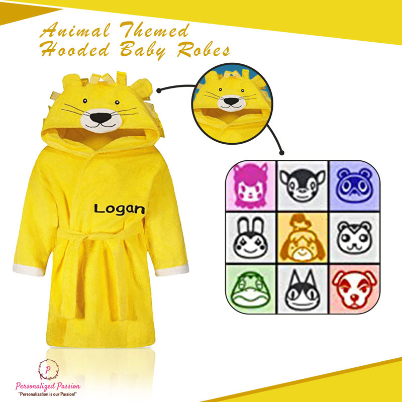 Peignoir de cheville avec capuche pour enfants, S, Oui
