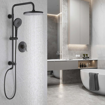 Robinet de douche multifonctionnel avec valve brute