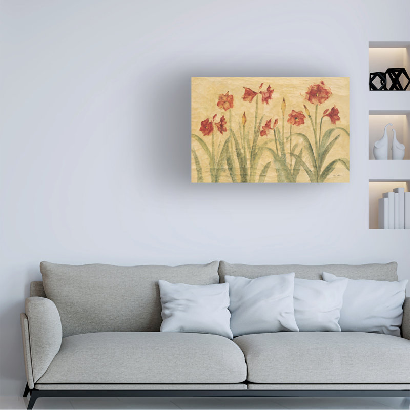 Rouleau de baryum roux, Amaryllis, H 12 po x l 19 po
