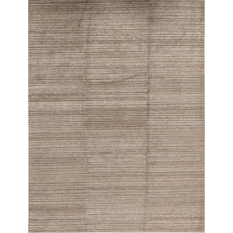 Tapis argent noué à la main de haute qualité