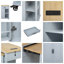 Îlot de cuisine 47 po avec table de salle à manger extensible, table de cuisine en placage de bois d'hévéa avec support de rangement interne, prise de courant, îlot de cuisine avec rangement 2 tiroirs et 2 armoires-1432097475