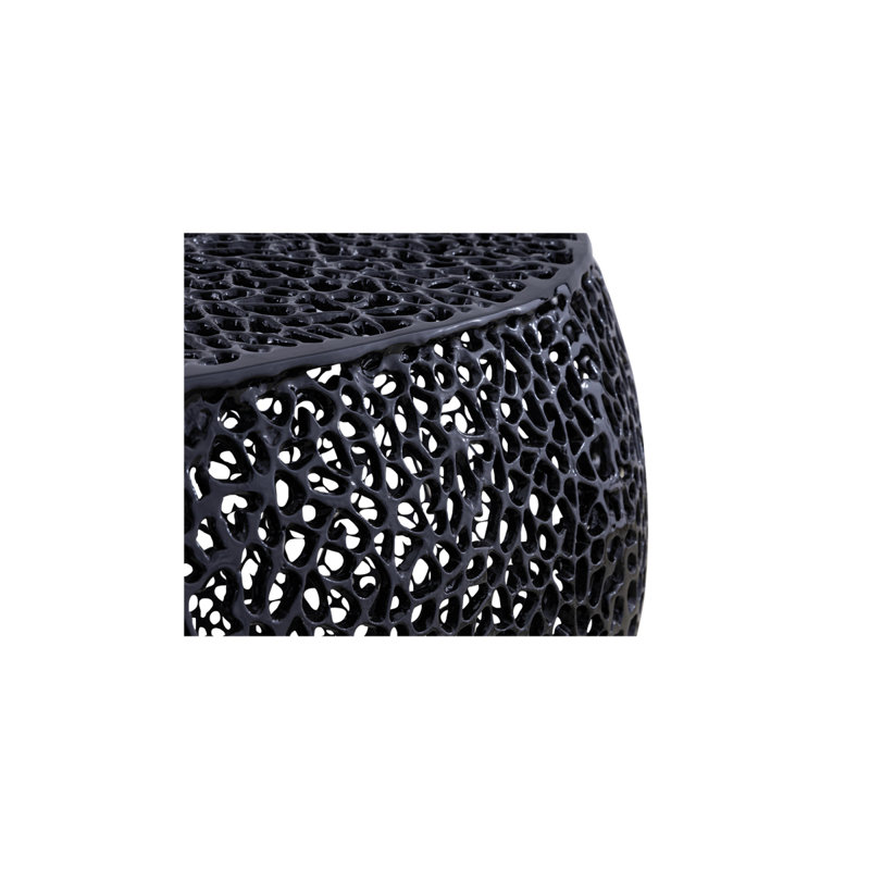 T3601-50 Table basse ovale noire Identique à B009140731, Noir