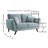 Bloomingdale Upholstered 34.5'' Loveseat