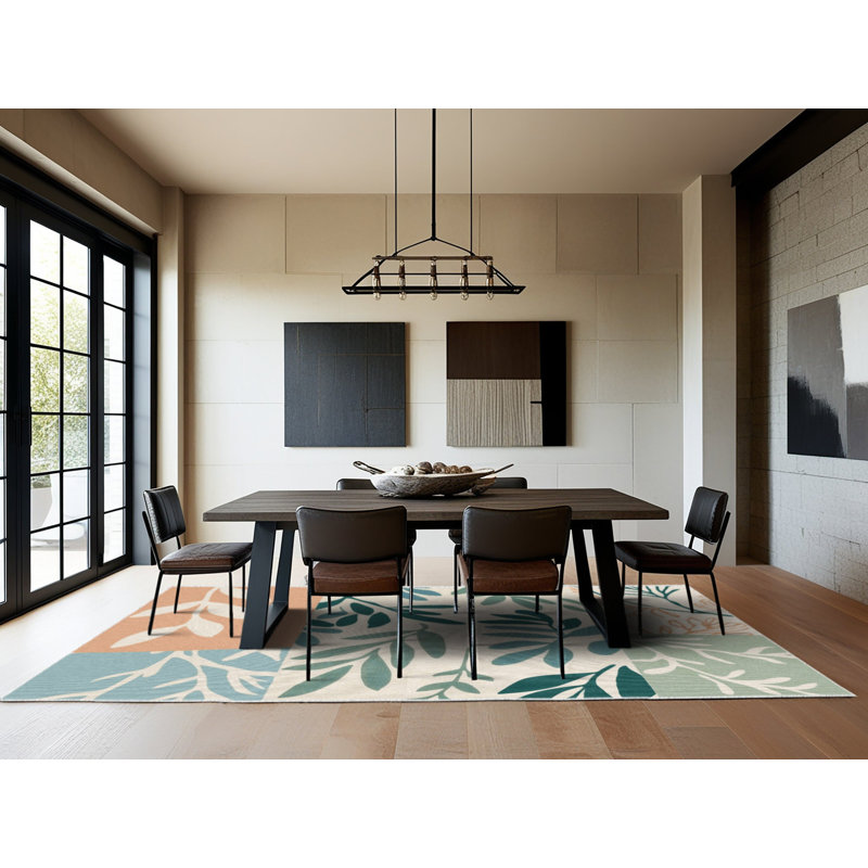 Tranquil Vines Rug, Square 7'