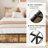 Platform Bed With 2 Storage Drawers,4 Mount Points,Full size bed with Wood Grain Drawers-50212529-50212531
