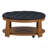 Upholstered Coffee Table With Shelf-1509111422