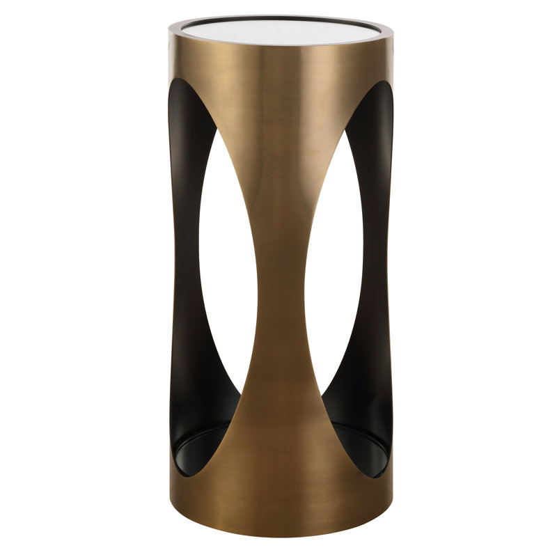 Persis Brass Drink Table