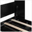 Lit escamotable simple pliant latéral avec motif imprimé tendance, éclairage DEL sous le lit et prise USB intégrée-129675762-129675764