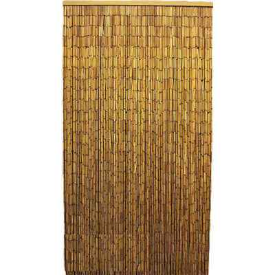 Bamboo Sheer Curtain Single Panel