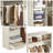 72"-108" Closet System With Drawers And Rods-1001077041