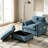37" Single Sofa with Storage Ottoman-890234488