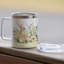 Tasse en acier inoxydable avec couvercle 12 oz. August Grove® Garden Bunnies