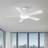 51.96'' Ceiling Fan with LED Lights-539601577
