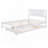 Platform Bed with Adjustable Trundle-556669066