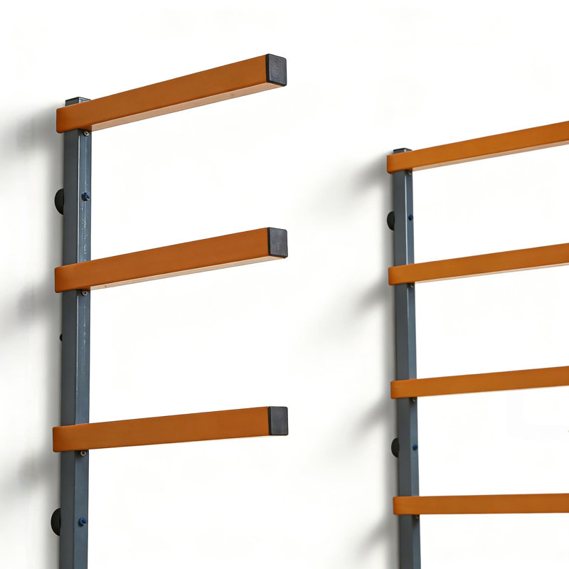 Support de rangement mural en métal 6 étages pour le bois, la plomberie et les outils - capacité de 600 lb - intérieur / extérieur