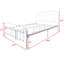 Base de lit plateforme de style victorien-117790072