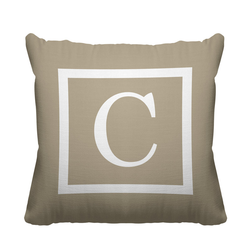Coussin Colter, Beige, L 19 po x H 19 po, H 17 po x l 17 po