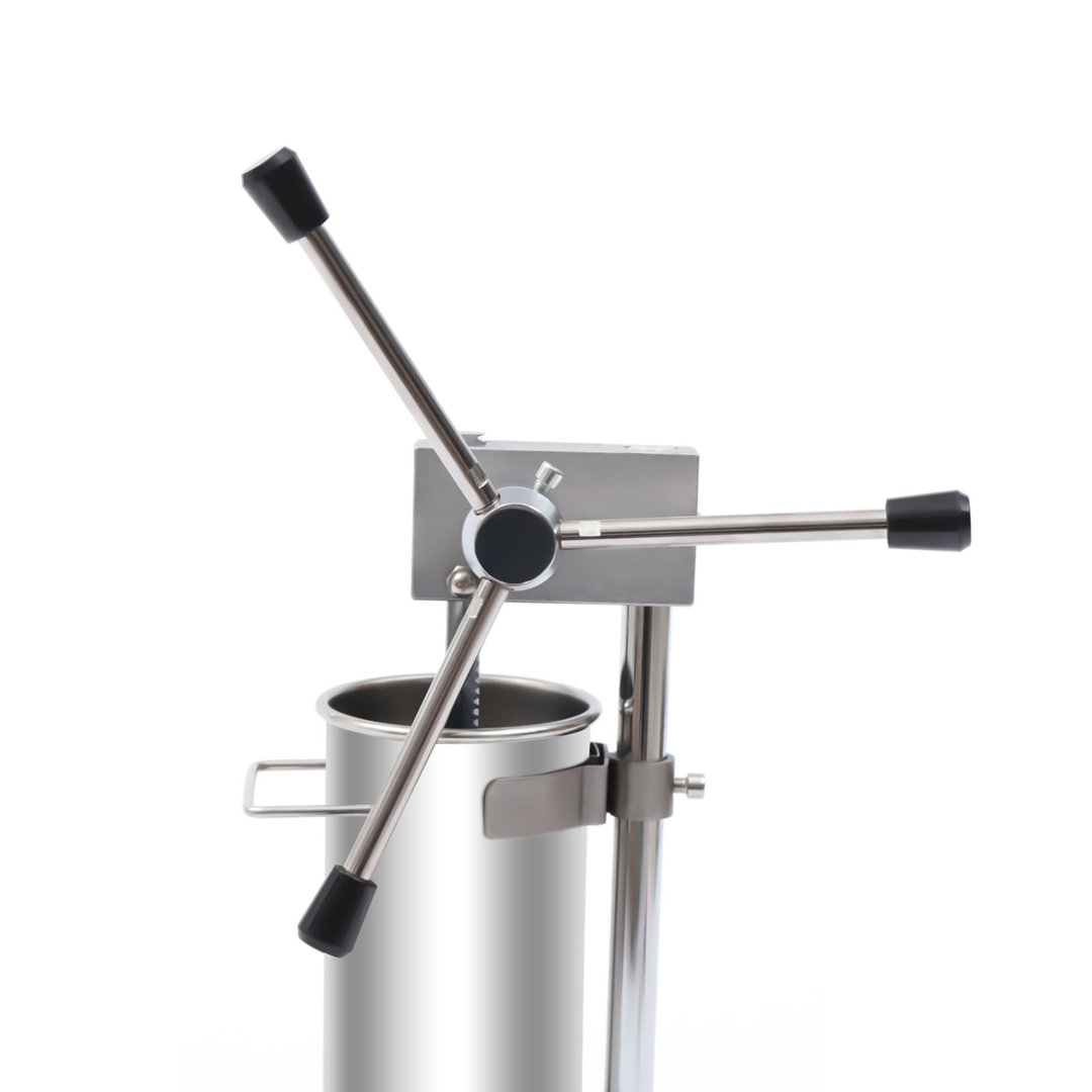 3L Manual Sausage Stuffer 4 Sausage Tubes Vertical Sausage Maker
