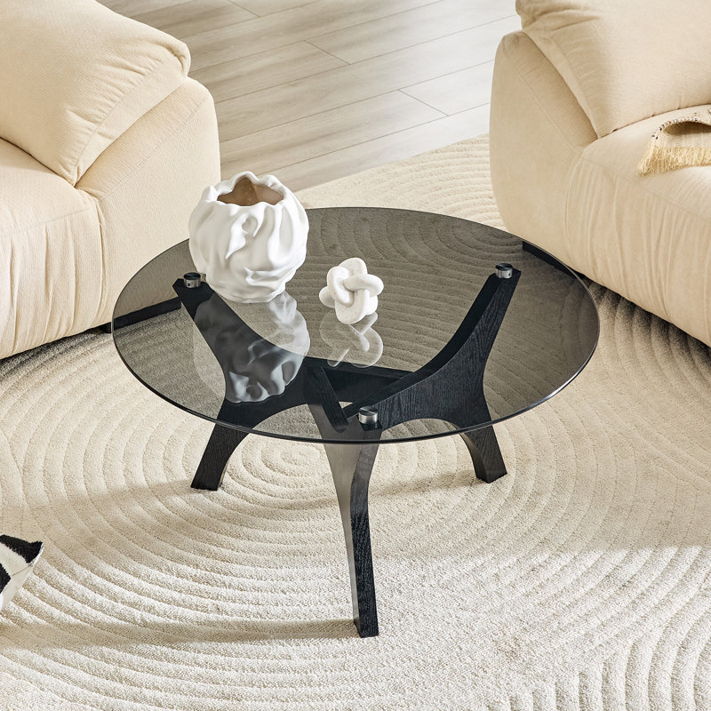 Table basse en verre