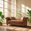 Upholstered 63.5 " Fabric Sofa