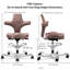 Fauteuil réglable en hauteur avec repose-pieds HœG Capisco-123277428-123277981