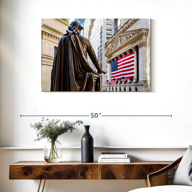 Lilie Wall Street, New York Stock Market, H 24 po x l 36 po