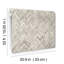 Papier peint à chevrons gris clair Ellery-151838317
