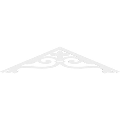 Finley Signature Urethane Gable Pediment, Primed Tan