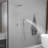 10 In. Showerhead Single Handle 2-Spray Square Shower Faucet 2.5 GPM With Adjustable Heads Valve Included-109695035