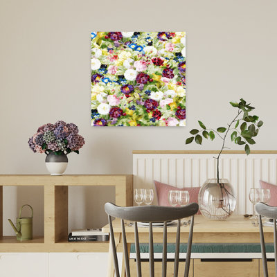 Art contemporain, art floral rétro