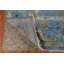 Tapis bleu All-Over Oushak 9 x 18