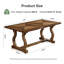 Solid Wood Dining Table