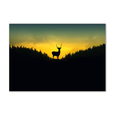 Deer - Wrapped Canvas Print