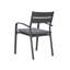 Chaise de patio empilable avec coussin Chamya-1237755487