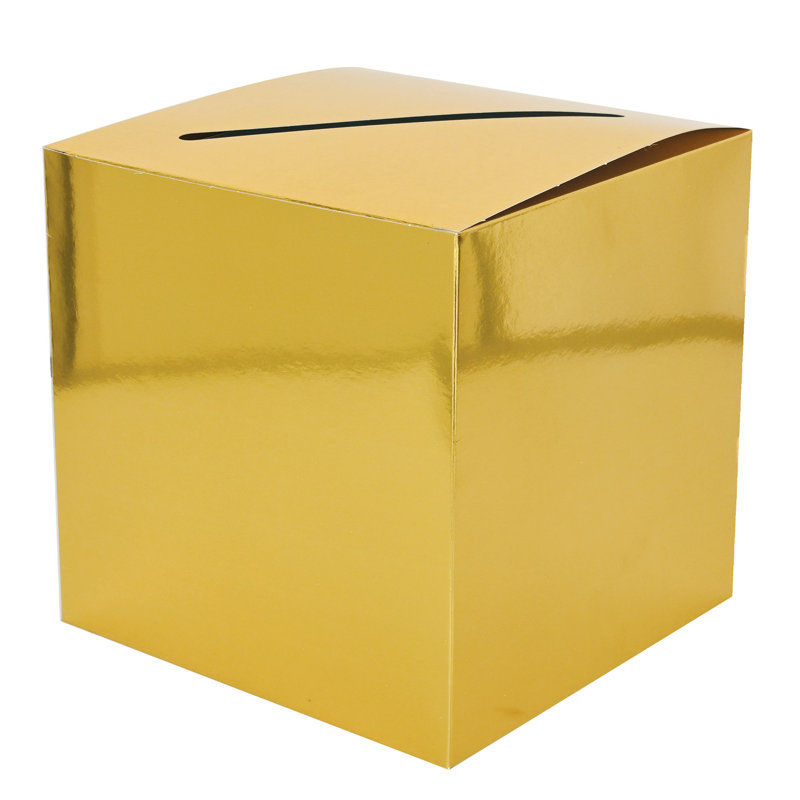 Foil All-Purpose Card Box - Pack of 6, Gold