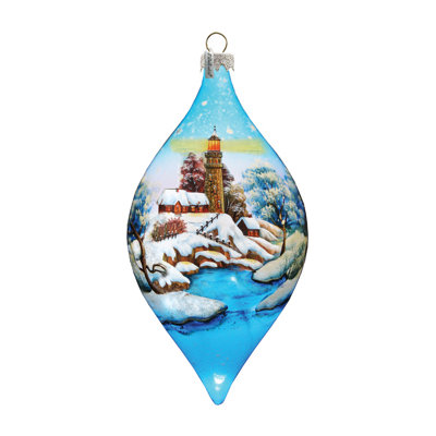 3.5'' Handmade Glass Hanging Figurine Ornament
