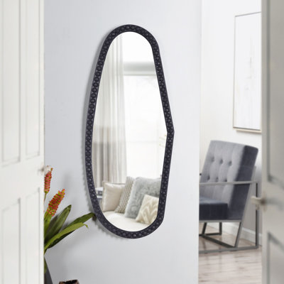 Caneshia Solid Wood Irregular Mirror
