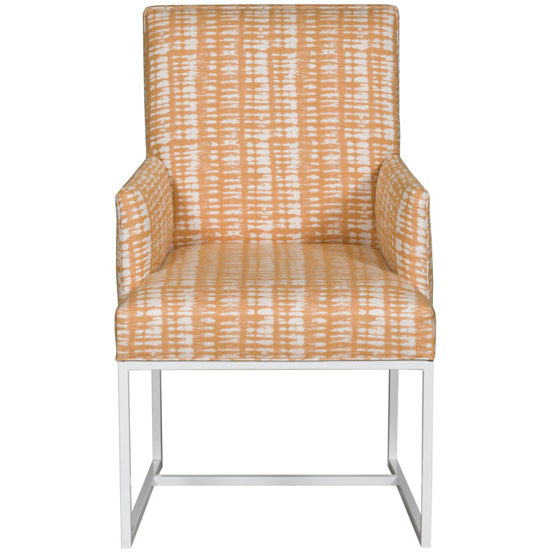 Michael Weiss Outdoor Lounge Chair, Kramer Lace Polyester, White