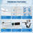 VITLIFE Commercial Reach-in Freezer Glass Door, 18CF, -8°F to 0°F, Frost Free-123676362