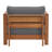  Barton 3 Piece Patio Furniture Set - Weather-Resistant Eucalyptus Wood Outdoor Table and Chairs with Gray Cushions - Modern Outdoor Furniture Set for Porch, Deck, or Pool (Natural)-1467075777-1466073053